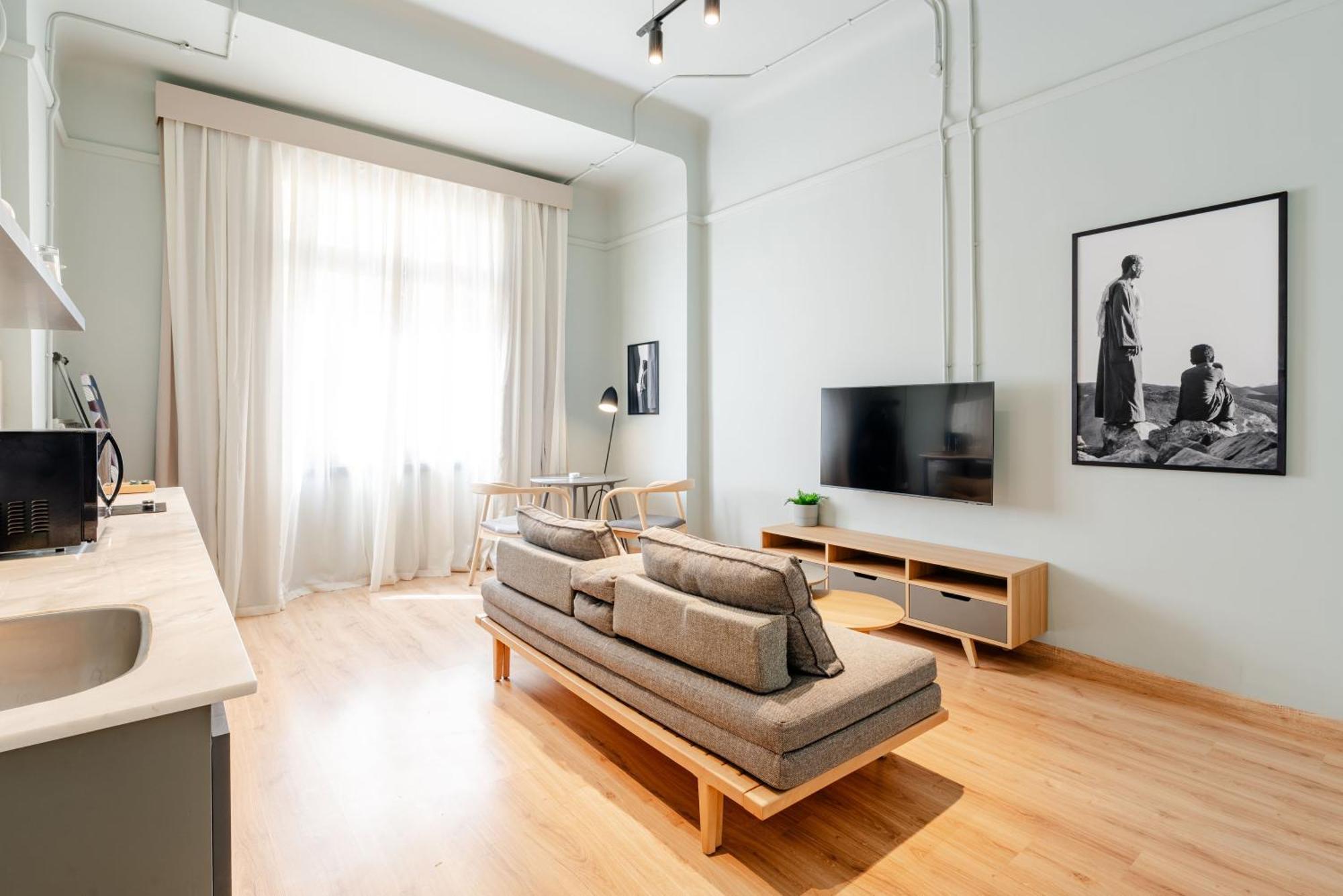Grey L Studio Apartments Downtown Alexandria Menasce House Eksteriør billede